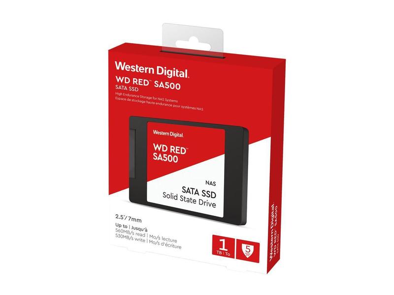 SSD 1TB WD RED SA500 NAS SATA III 3D NAND 2.5